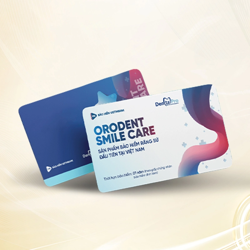 Nha khoa Dentos cung cấp thẻ bảo hành chính hãng